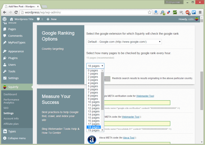 squirrlt rank option